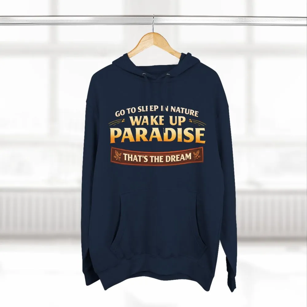 9333490738092069686_2048.jpeg Three-Panel Fleece Hoodie - "Go To Sleep In Nature " Design Scenic-Line