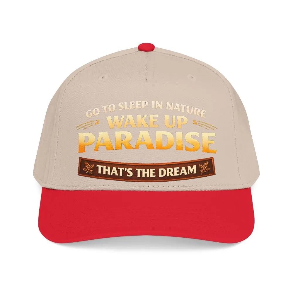 9344353532247678447_2048.jpeg Baseball Cap - "Go sleep Nature-Wake Up Paradise" Design Scenic-Line