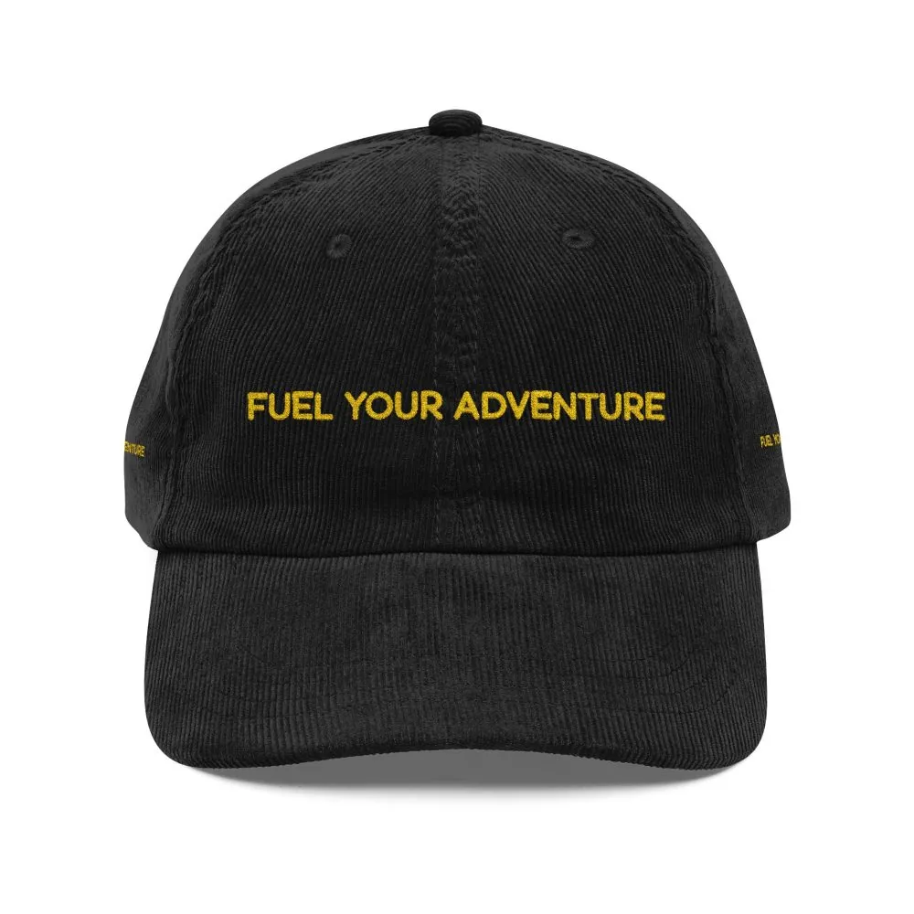 9344573985416111728_2048.jpeg Vintage Corduroy Cap (Embroidery) — "Fuel Your Adventure" Embroidered Hat