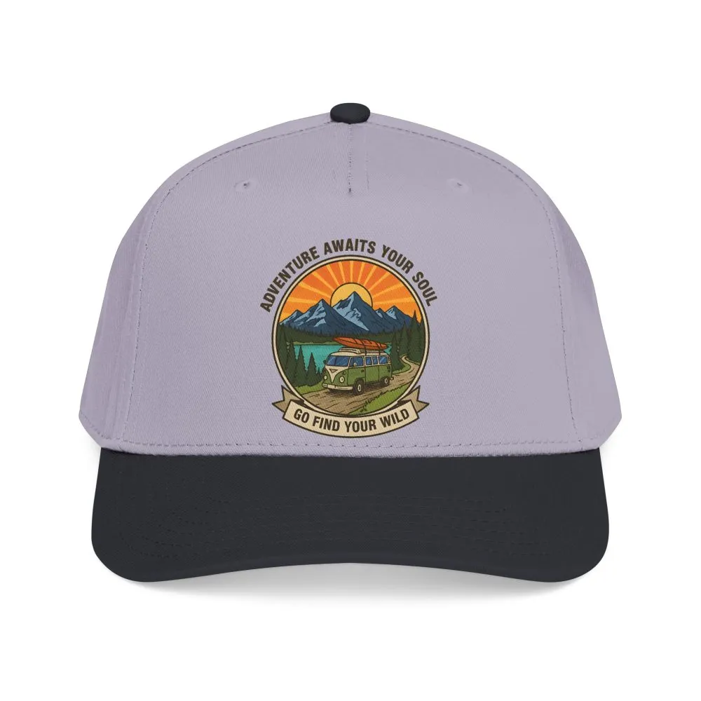 Baseball Cap — "Go Find Your Wild" Outdoor Patch