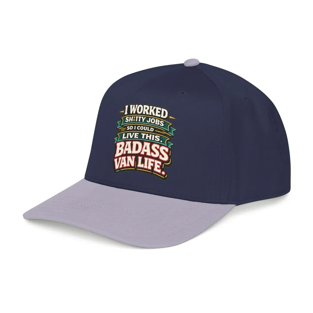 9355708908429214114_2048.jpeg Baseball Cap - "I Worked Shitty Jobs" Design F**K-Line