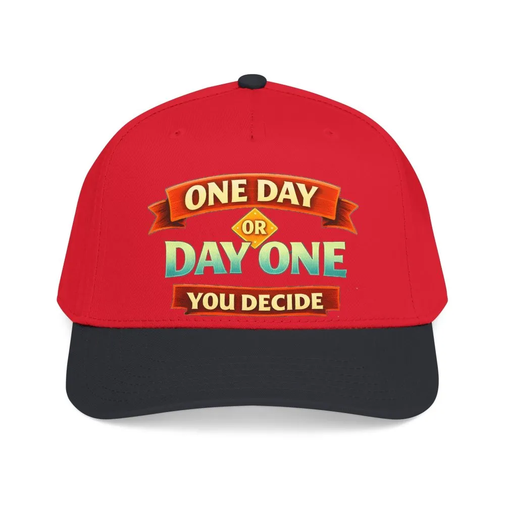 Baseball Cap - "One Day Or Day One" Design Scenic-Line