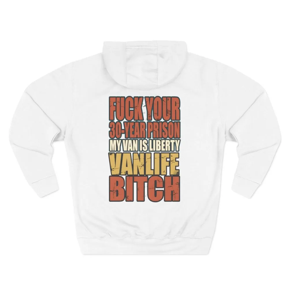 9374021602156297632_2048.jpeg Three-Panel Fleece Hoodie - "Fuck Your 30 Year" Design F**K-Line