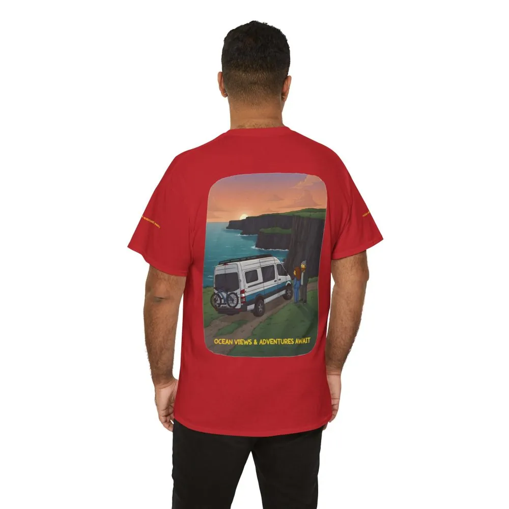9374797559613636607_2048.jpeg Unisex Heavy Cotton Tee — "Ocean Views-Adventures Awaits" Design Sitcom-Line