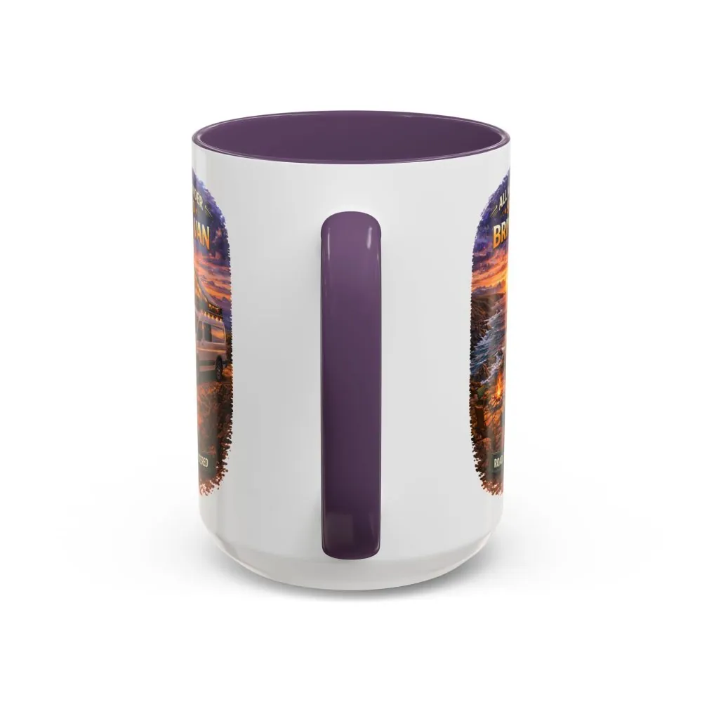 9398867975297950294_2048.jpeg Accent Coffee Mug (11, 15oz) — "All Who wander Should Bring A Van" Design Scenic-Line