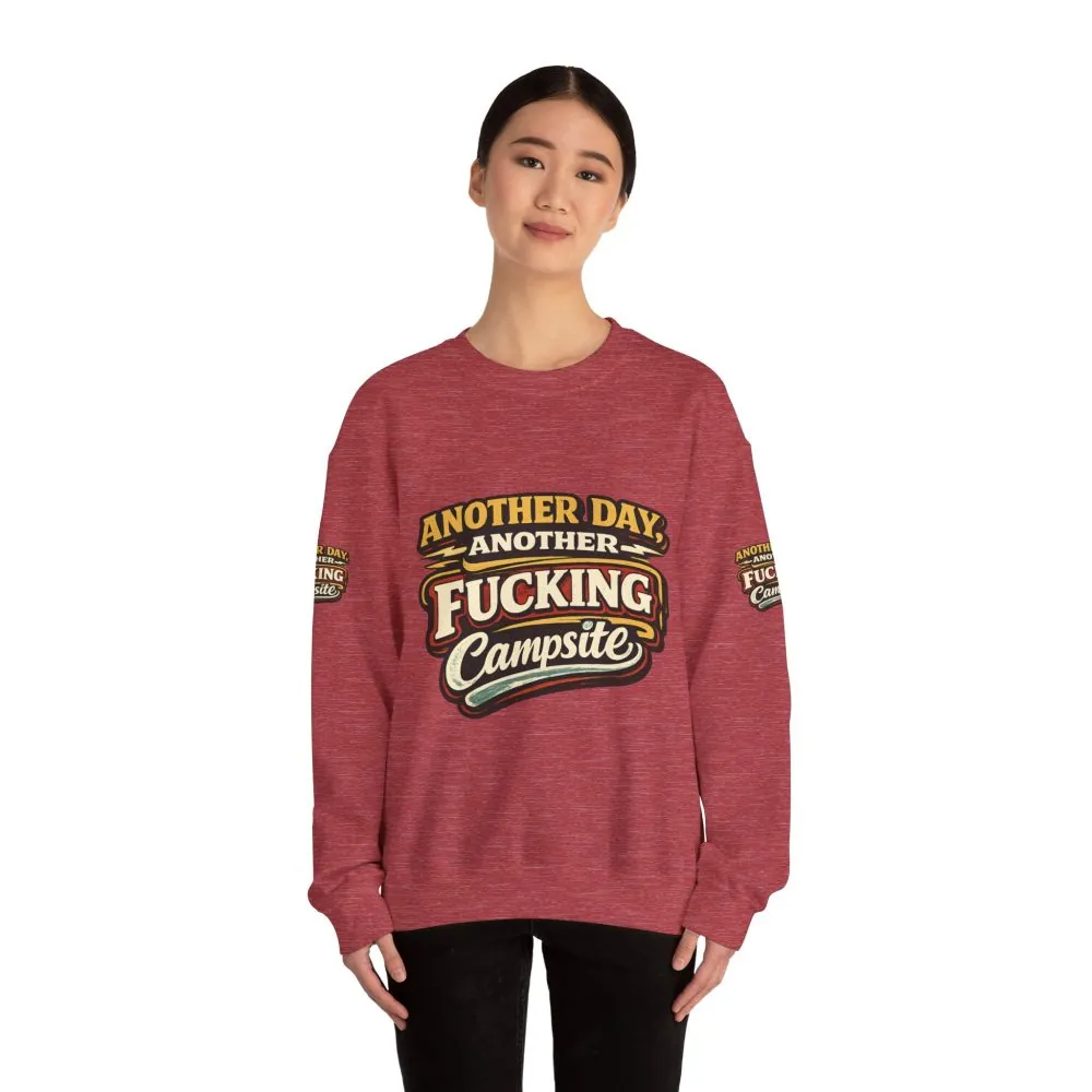 Unisex Heavy Blend™ Crewneck Sweatshirt — "Another Day" Design F**K-Line