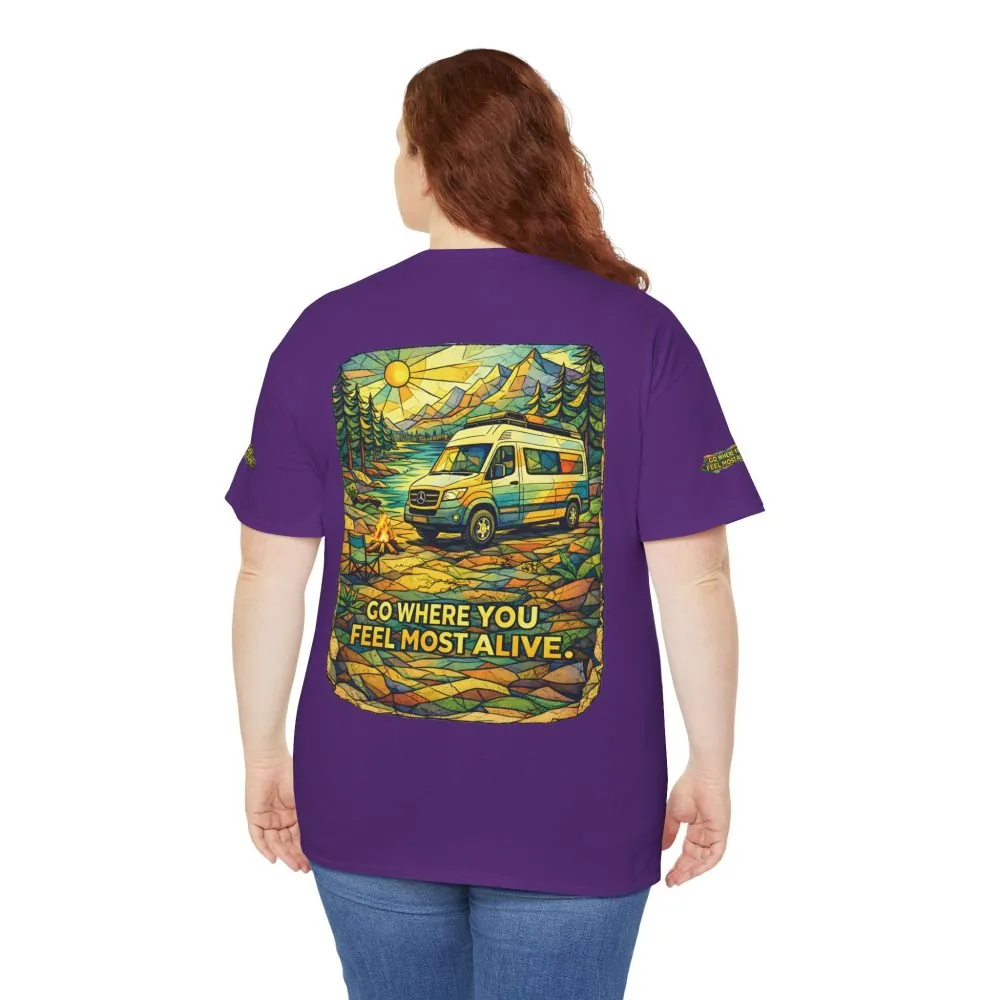 9423026197677443906_2048.jpeg Unisex Heavy Cotton Tee — "Go Where You Feel Most Alive" Design Cubic-Line