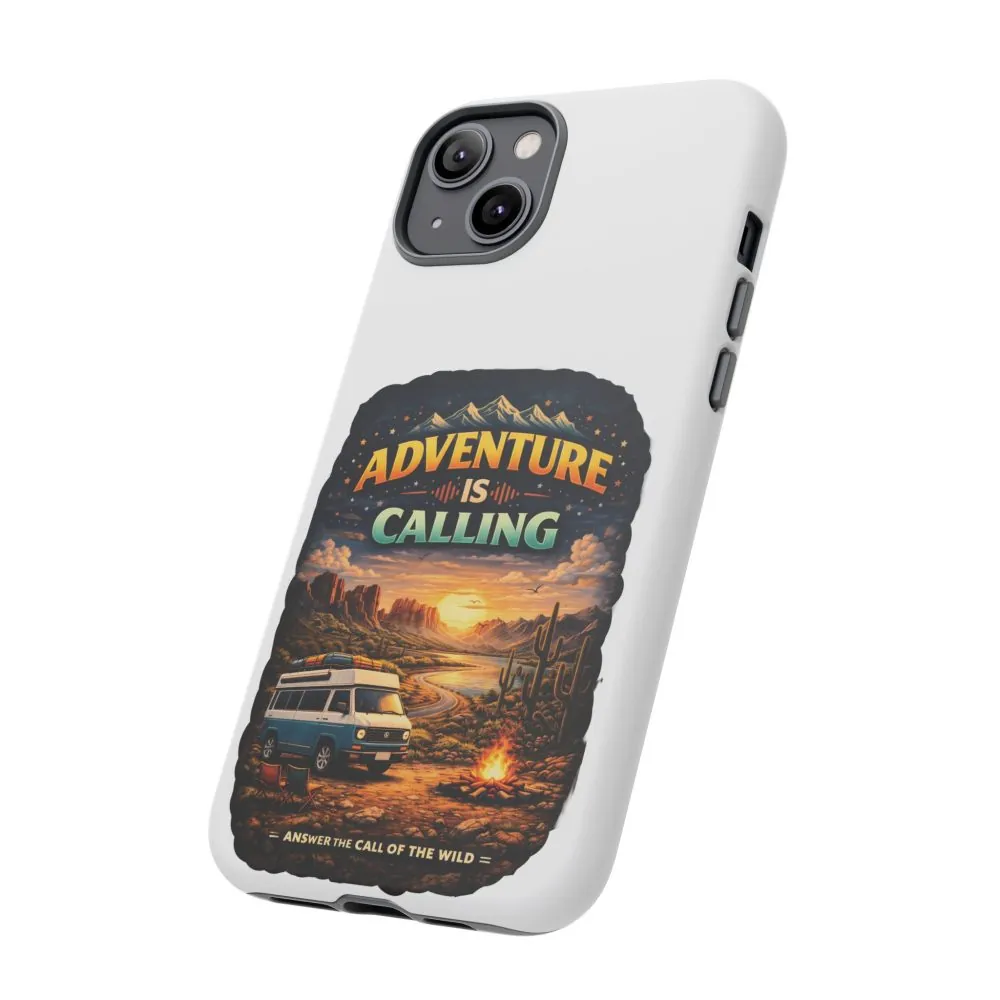 Phone Case — "Adventure Is Calling" (Design Scenic-Line)