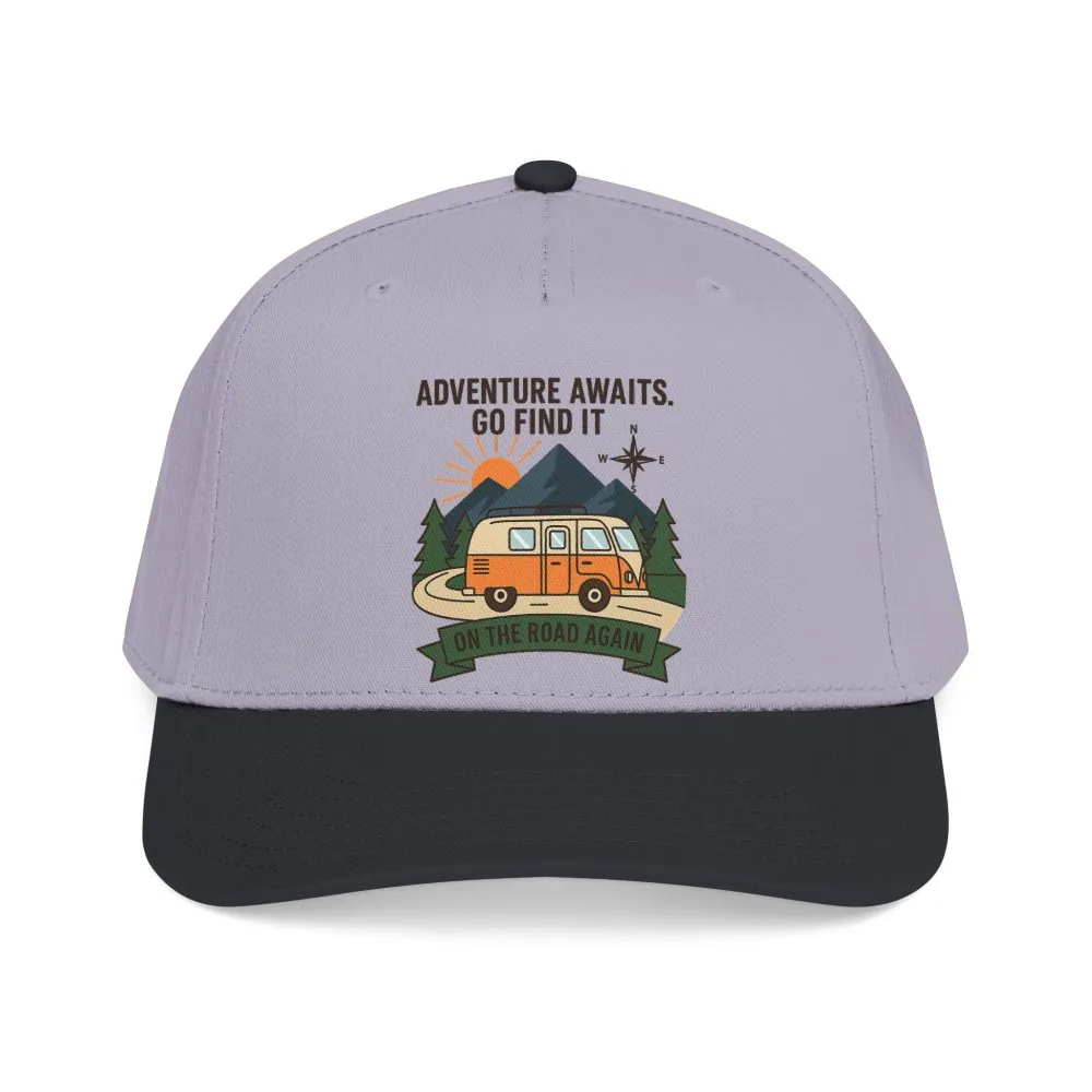 Baseball Cap - "Adventure Awaits" Outdoor Travel Hat