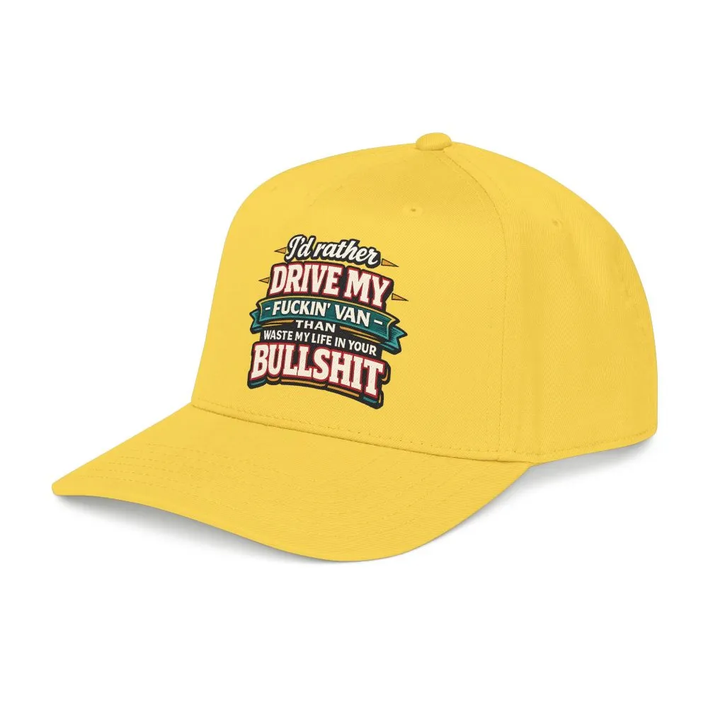 Baseball Cap - "I´d Rather Drive My Fucking Van" Design F**K-Line