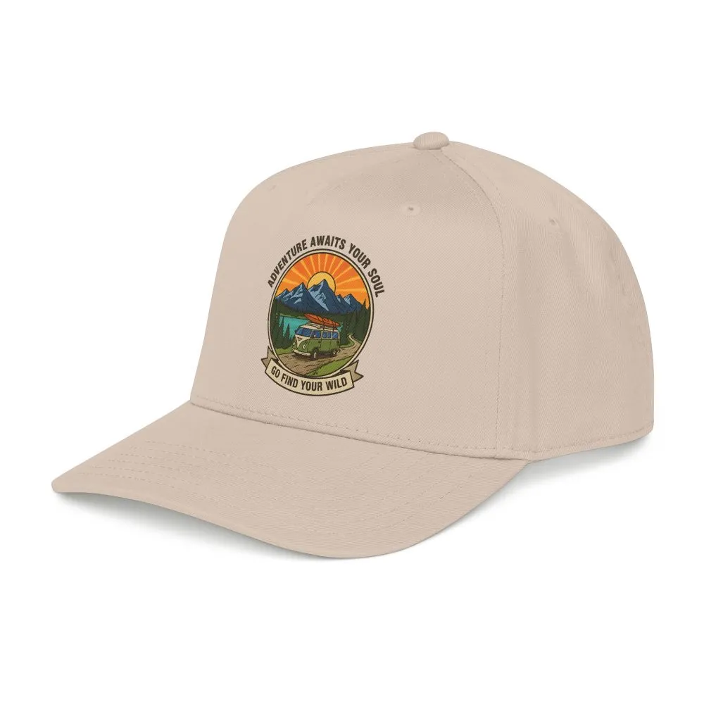 Baseball Cap — "Go Find Your Wild" Outdoor Patch