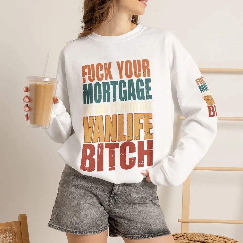 9453659716036845291_2048.jpeg Unisex Heavy Blend™ Crewneck Sweatshirt — "Fuck Your Mortgage" Design F**K-Line