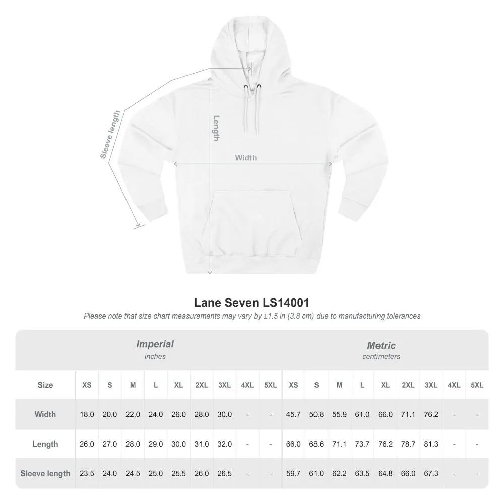 Three-Panel Fleece Hoodie - "Explore More" Design Cubic-Line