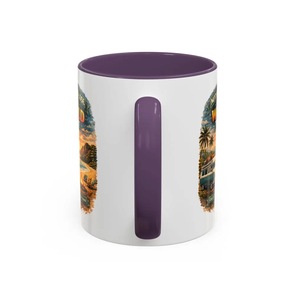 Accent Coffee Mug (11, 15oz) — "Nothing To Lose" Design Scenic-Line