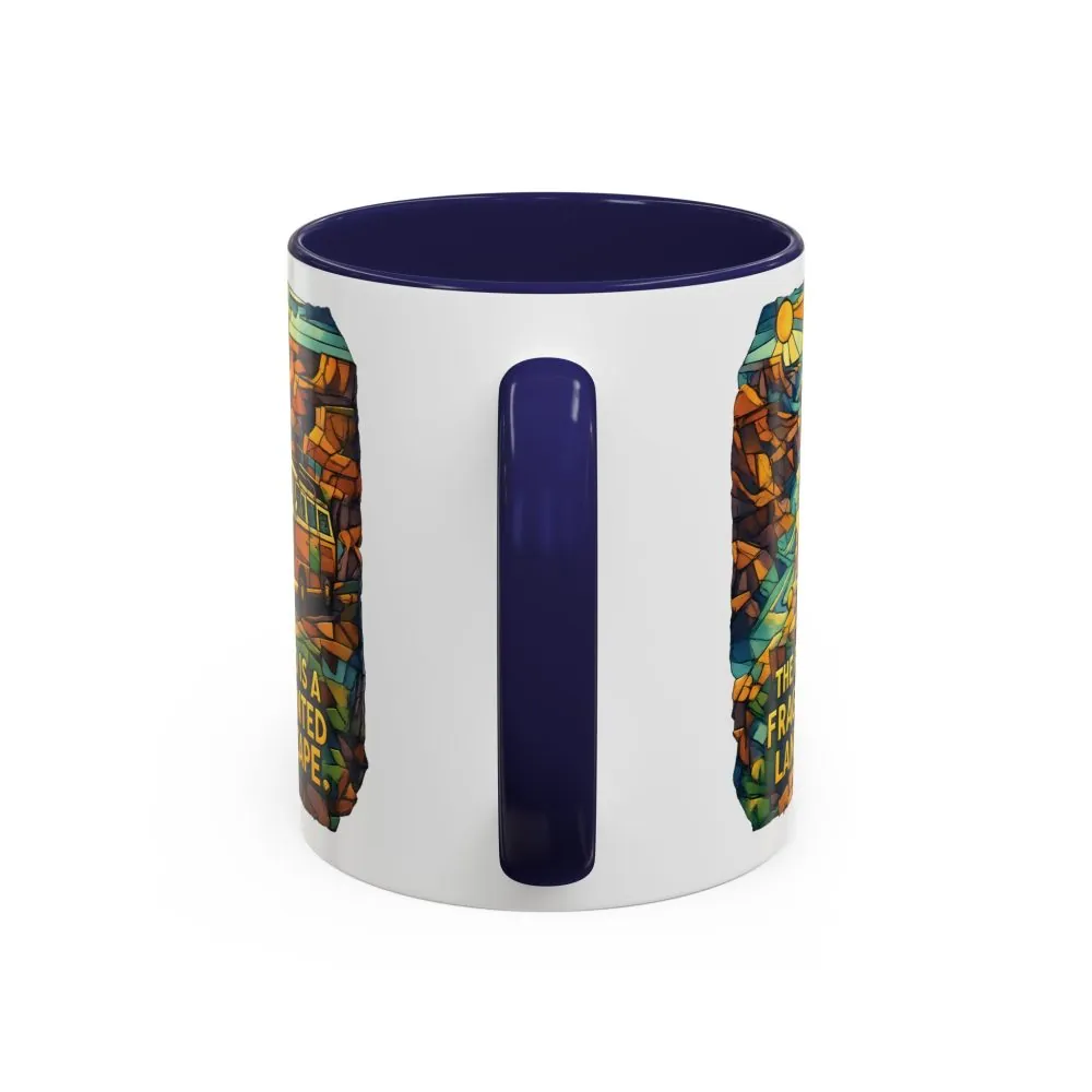 9488651431896687376_2048.jpeg Accent Coffee Mug (11, 15oz) — "The Road Is A Fragmented Landscape" Design Cubic-Line