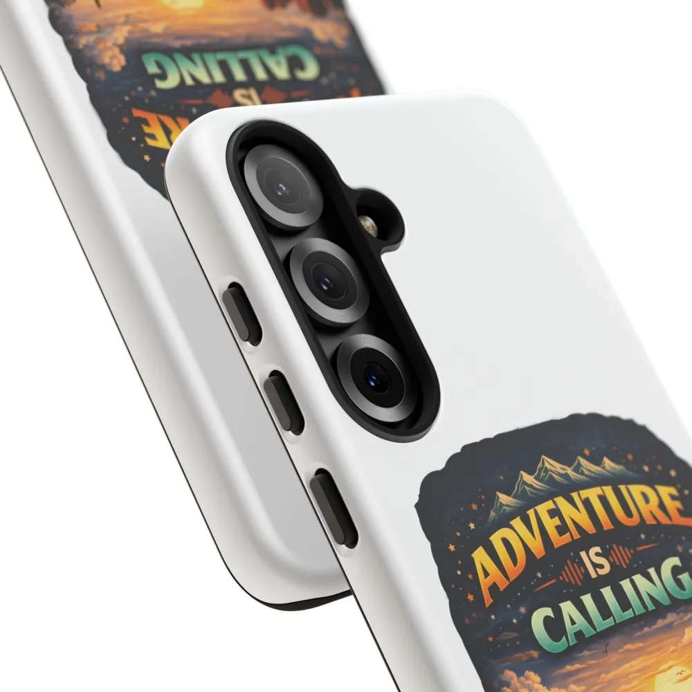 Phone Case — "Adventure Is Calling" (Design Scenic-Line)