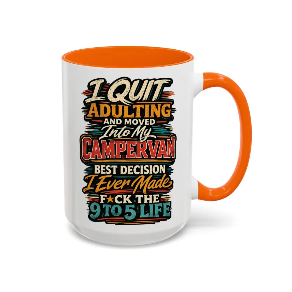 9510978401471757289_2048.jpeg Accent Coffee Mug (11, 15oz) — "I Quit Adulting" Design F**K-Line