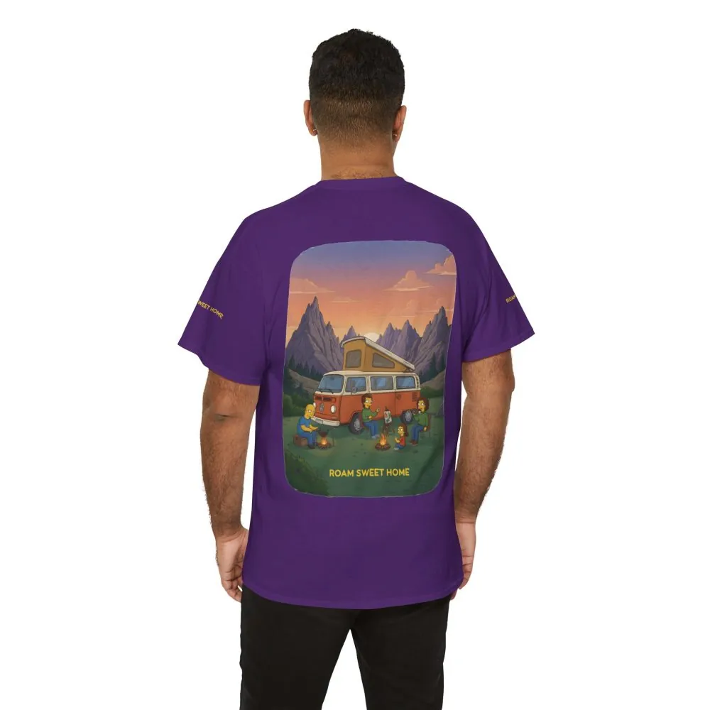 9518309737235955511_2048.jpeg Unisex Heavy Cotton Tee — "Roam Sweet Home" Design Sitcom-Line