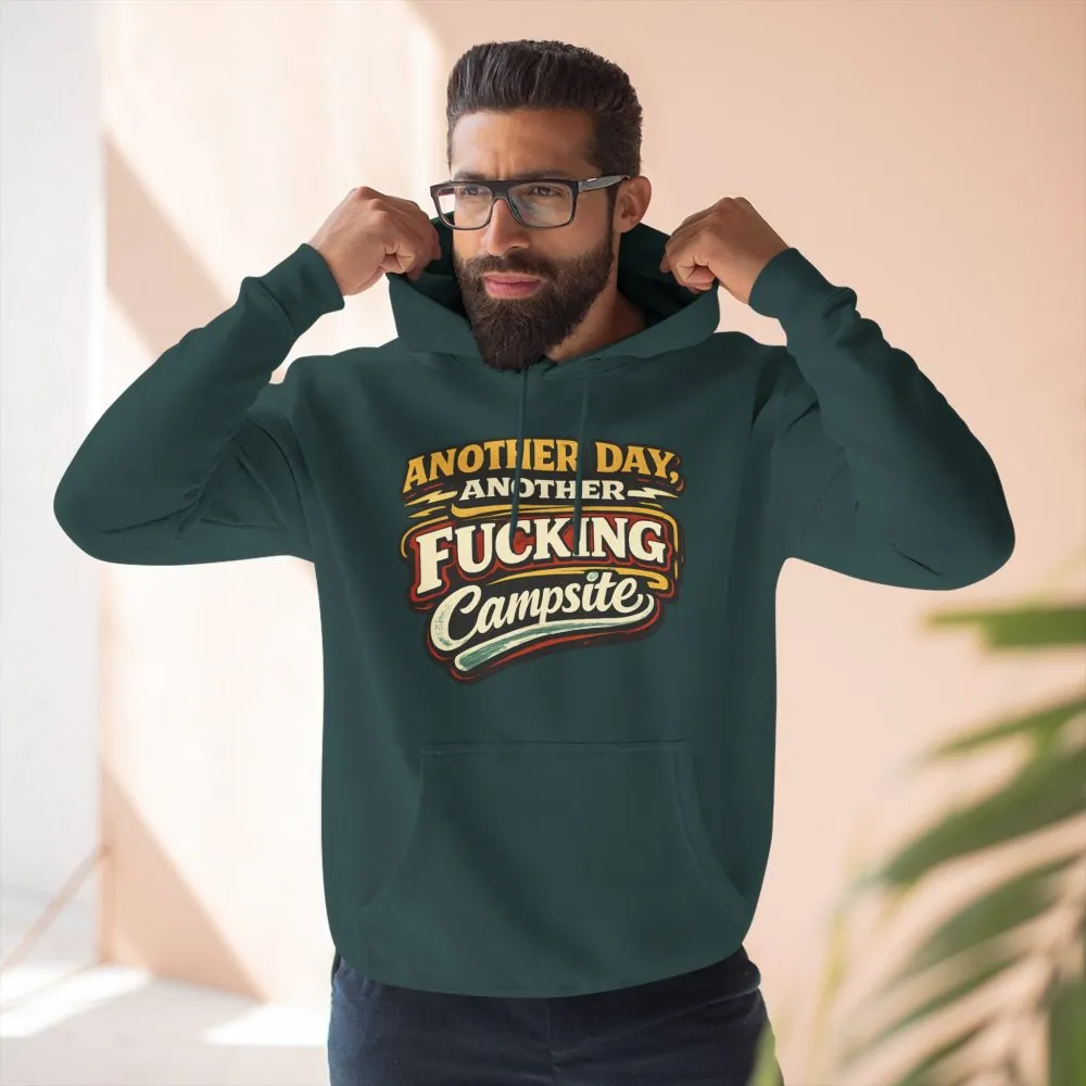 Three-Panel Fleece Hoodie - "Another Day" Design F**K-Line