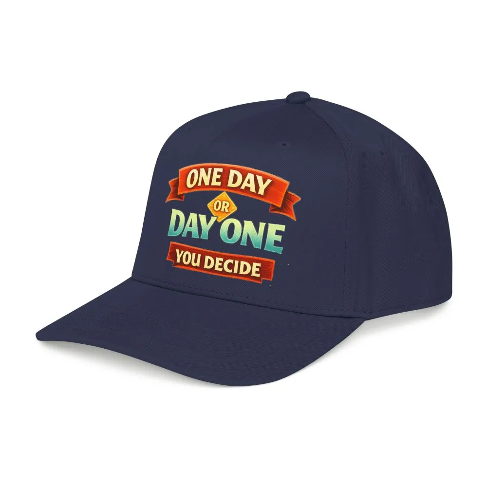Baseball Cap - "One Day Or Day One" Design Scenic-Line