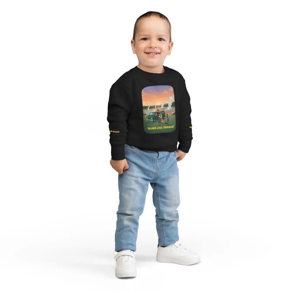 Toddler Sweatshirt - "Roads Less Traveled" (Design Sitcom-Line)