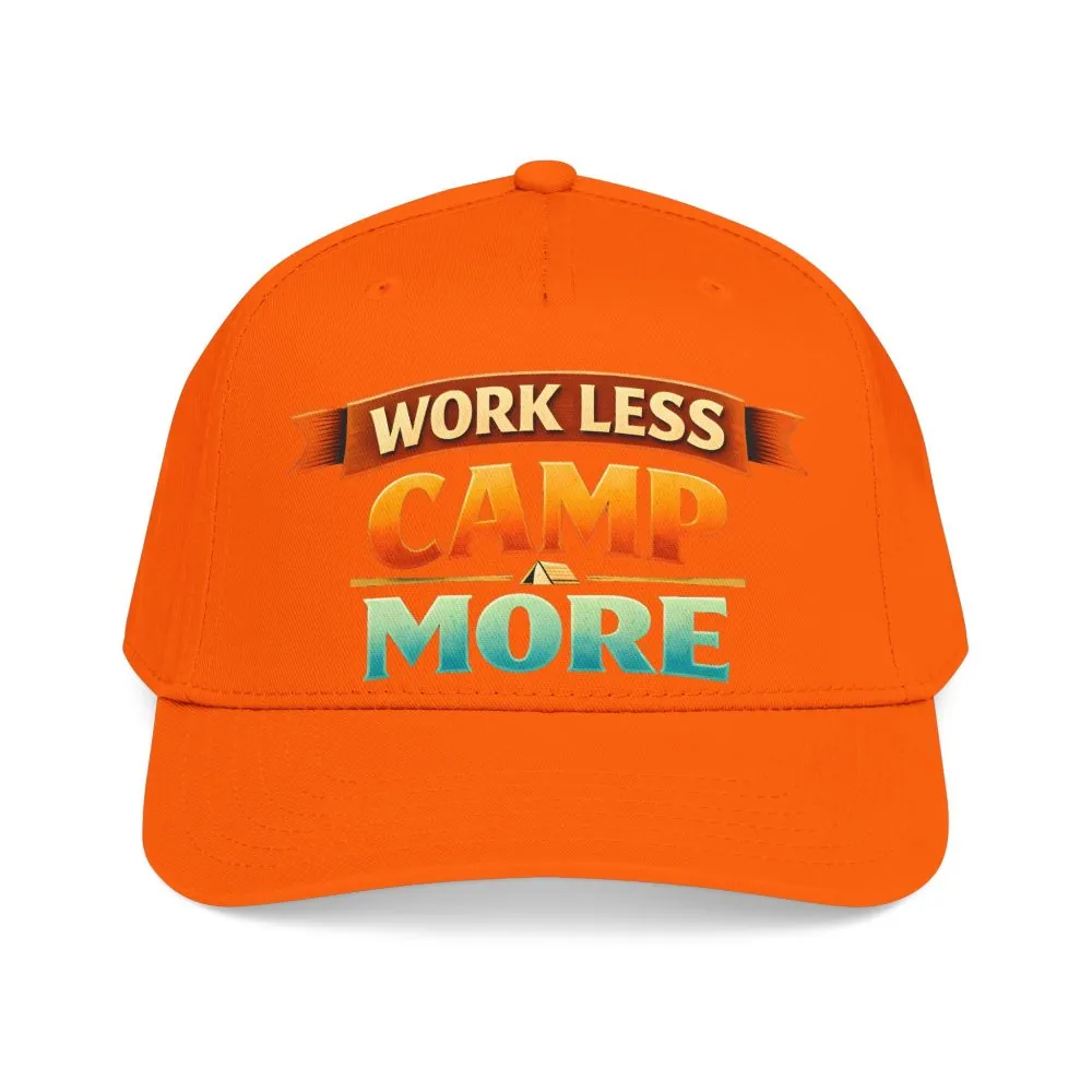 9589551294827967964_2048.jpeg Baseball Cap - "Work Less-Camp More" Design Scenic-Line