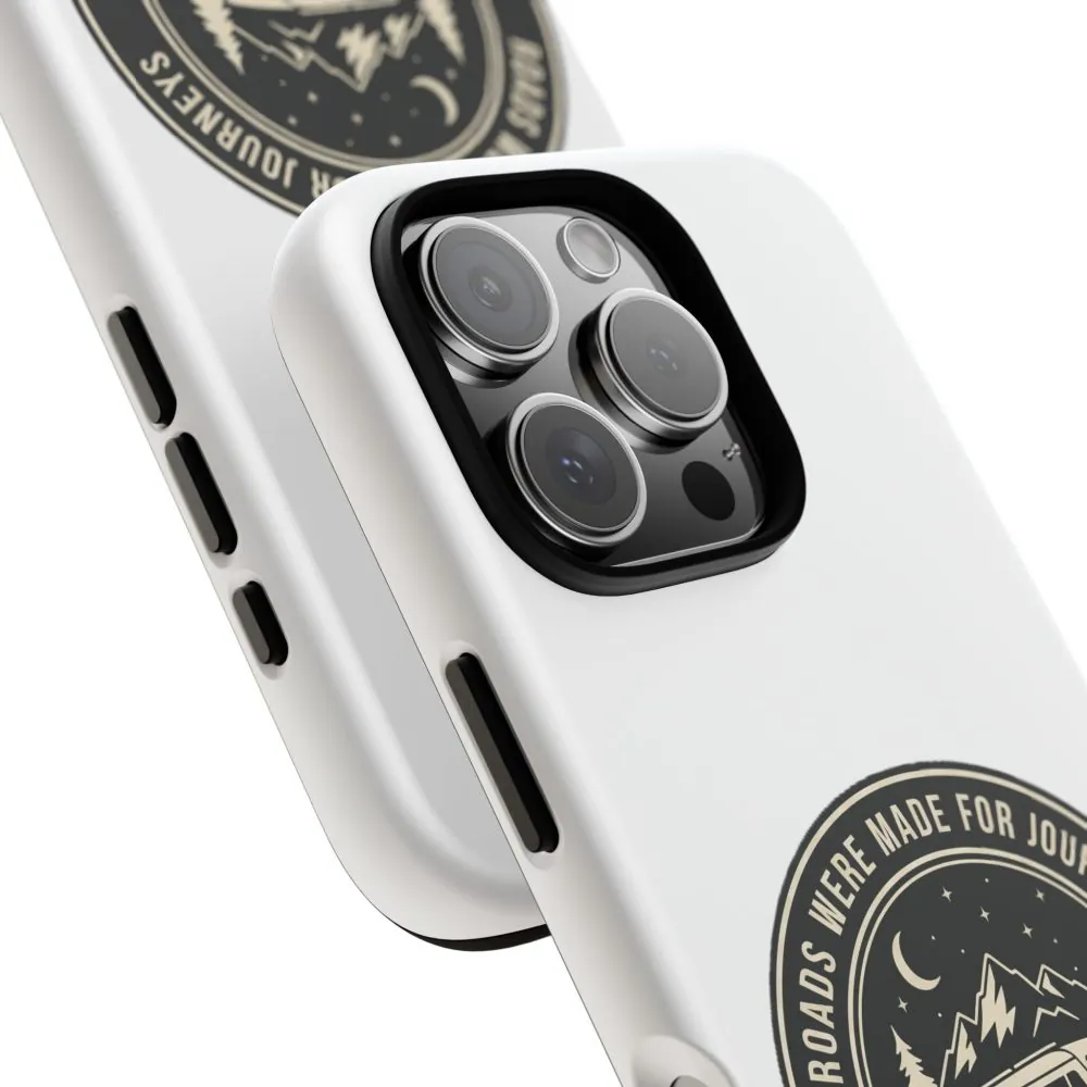 Phone Case — "ROAD WHERE MADE FOR JOURNEYS-NOT DESTINATIONS" Camper Van Design