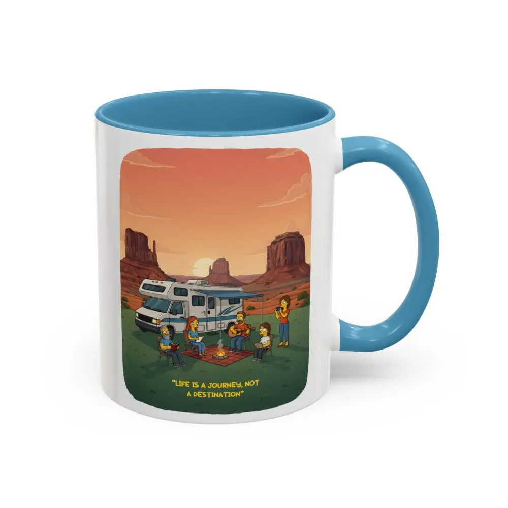 9627107744124409715_2048.jpeg Accent Coffee Mug (11, 15oz) — "Life Is A Journey-Not A Destination" Design Sitcom-Line