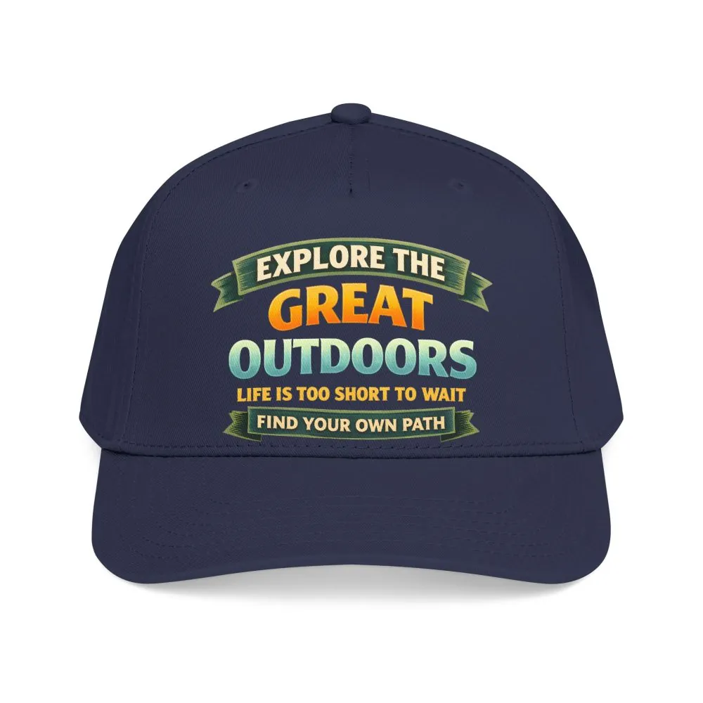 Baseball Cap - "Explore The Great Outdoors" Design Scenic-Line