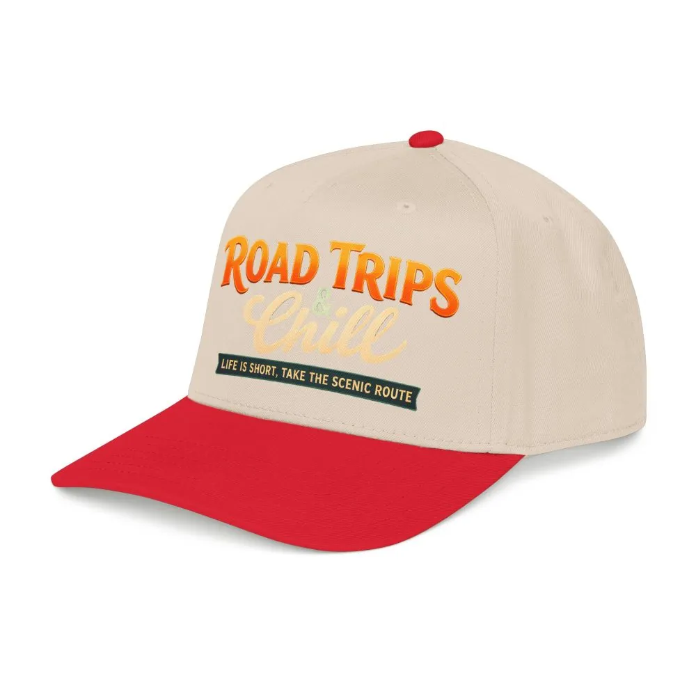 Baseball Cap - "Road Trips And Chill" Design Scenic-Line