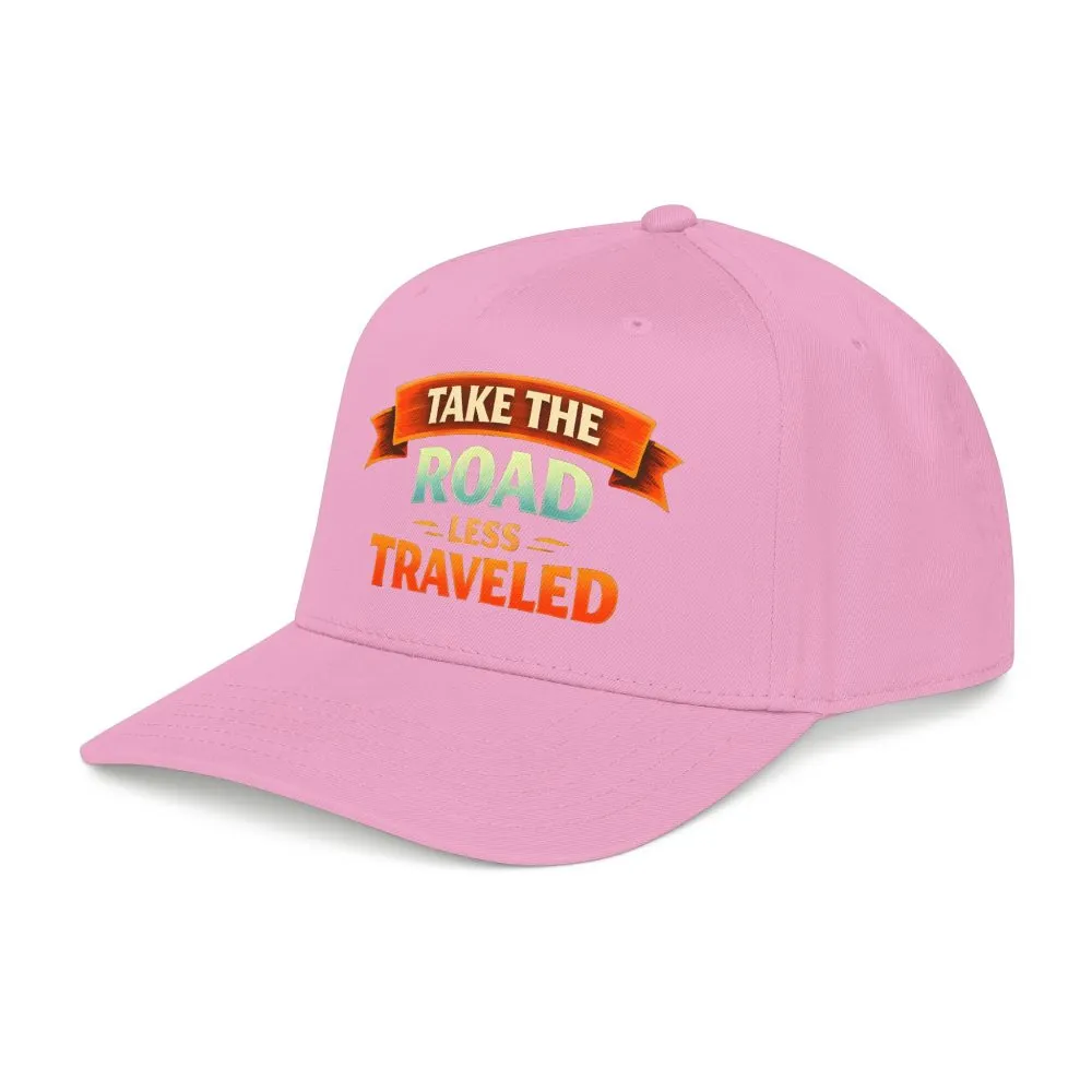 Baseball Cap - "Take The Road Less Traveled" Design Scenic-Line