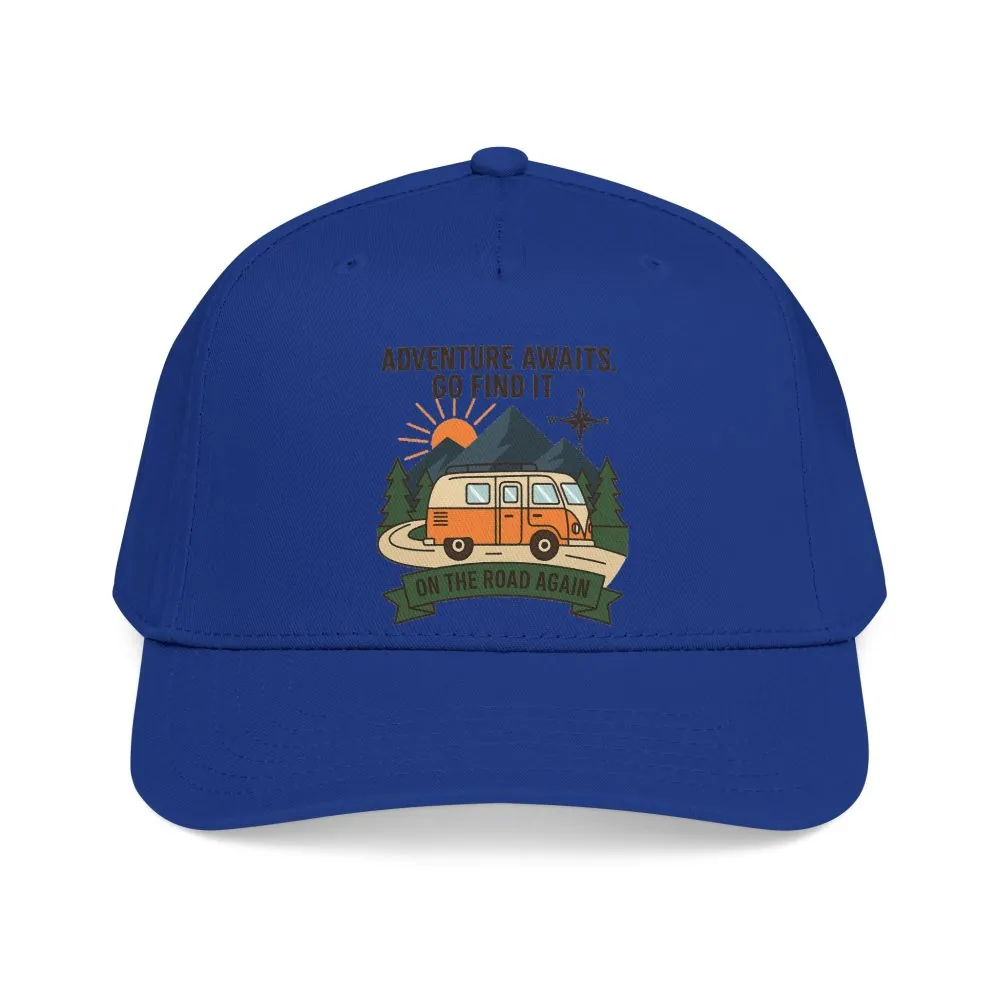 Baseball Cap - "Adventure Awaits" Outdoor Travel Hat