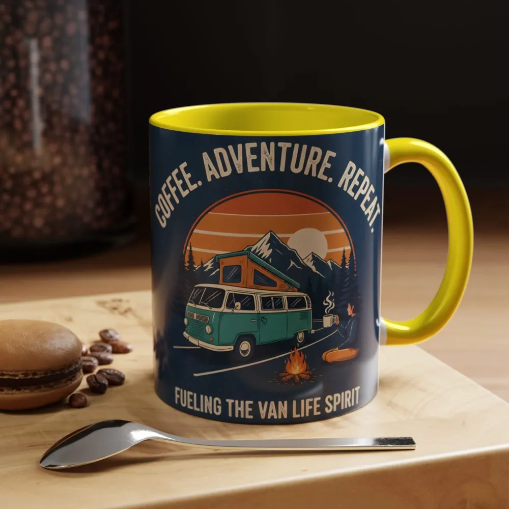9655895210434917334_2048.jpeg Accent Coffee Mug (11, 15oz) - "Coffee. Adventure. Repeat."