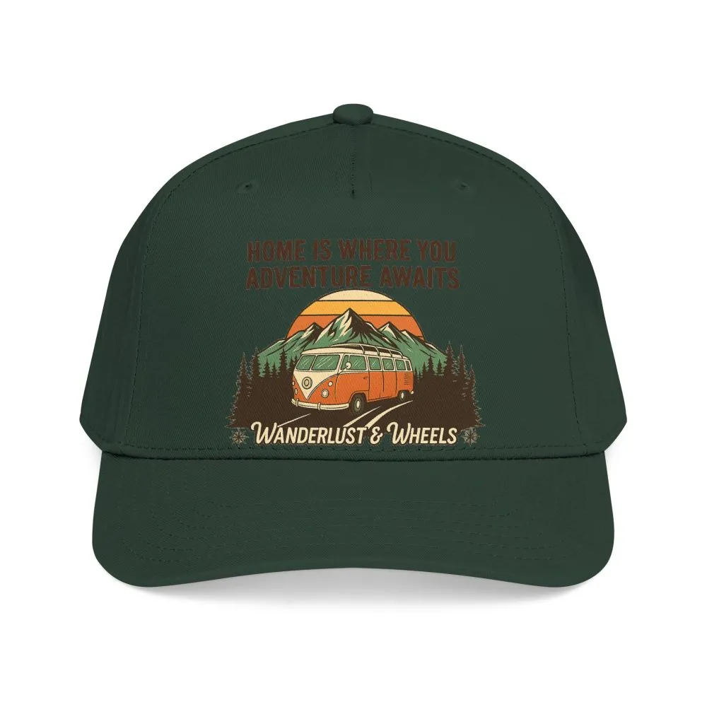 9664382471118432516_2048.jpeg Baseball Cap - "Home Is Where You Adventure Awaits" Mid Profile Baseball Cap