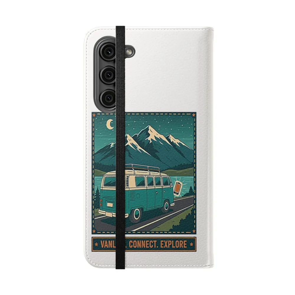 9666600493417122668_2048.jpeg Flip Phone Case — “WiFi Where the Roam Is” Vanlife Wallet Case