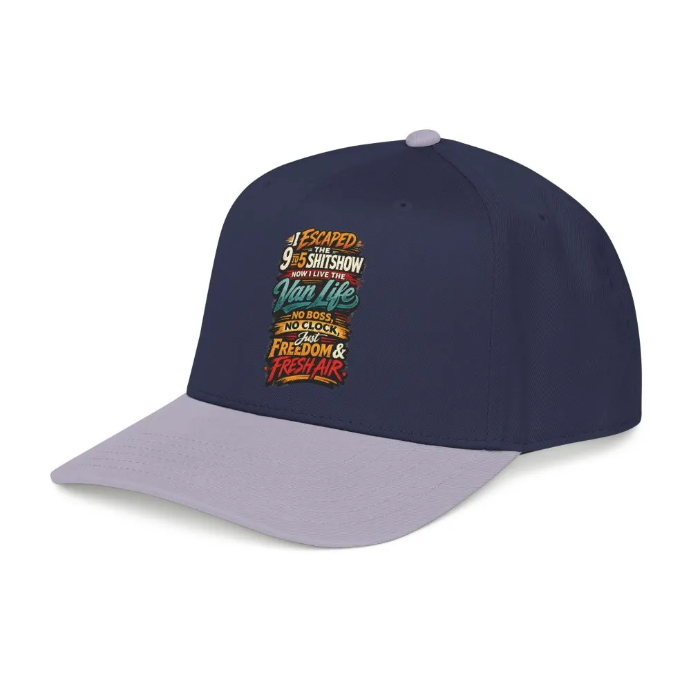 Baseball Cap - "I Escaped The 9 To 5" Design F**K-Line
