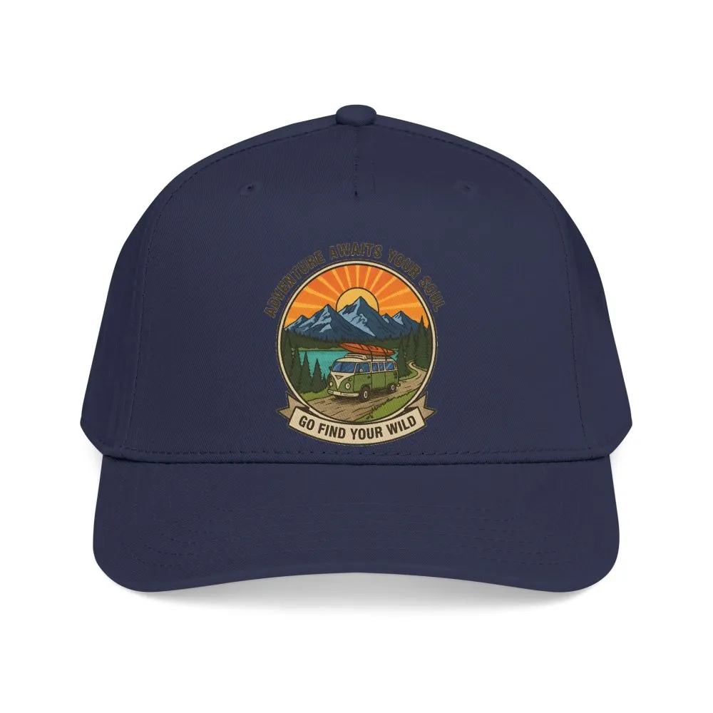 Baseball Cap — "Go Find Your Wild" Outdoor Patch