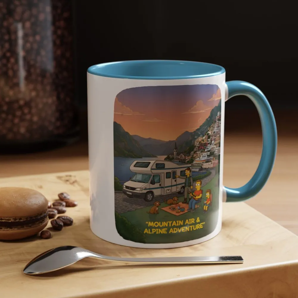 9708960389716458317_2048.jpeg Accent Coffee Mug (11, 15oz) — "Mountain Air-Alpine Adventure" Design Sitcom-Line