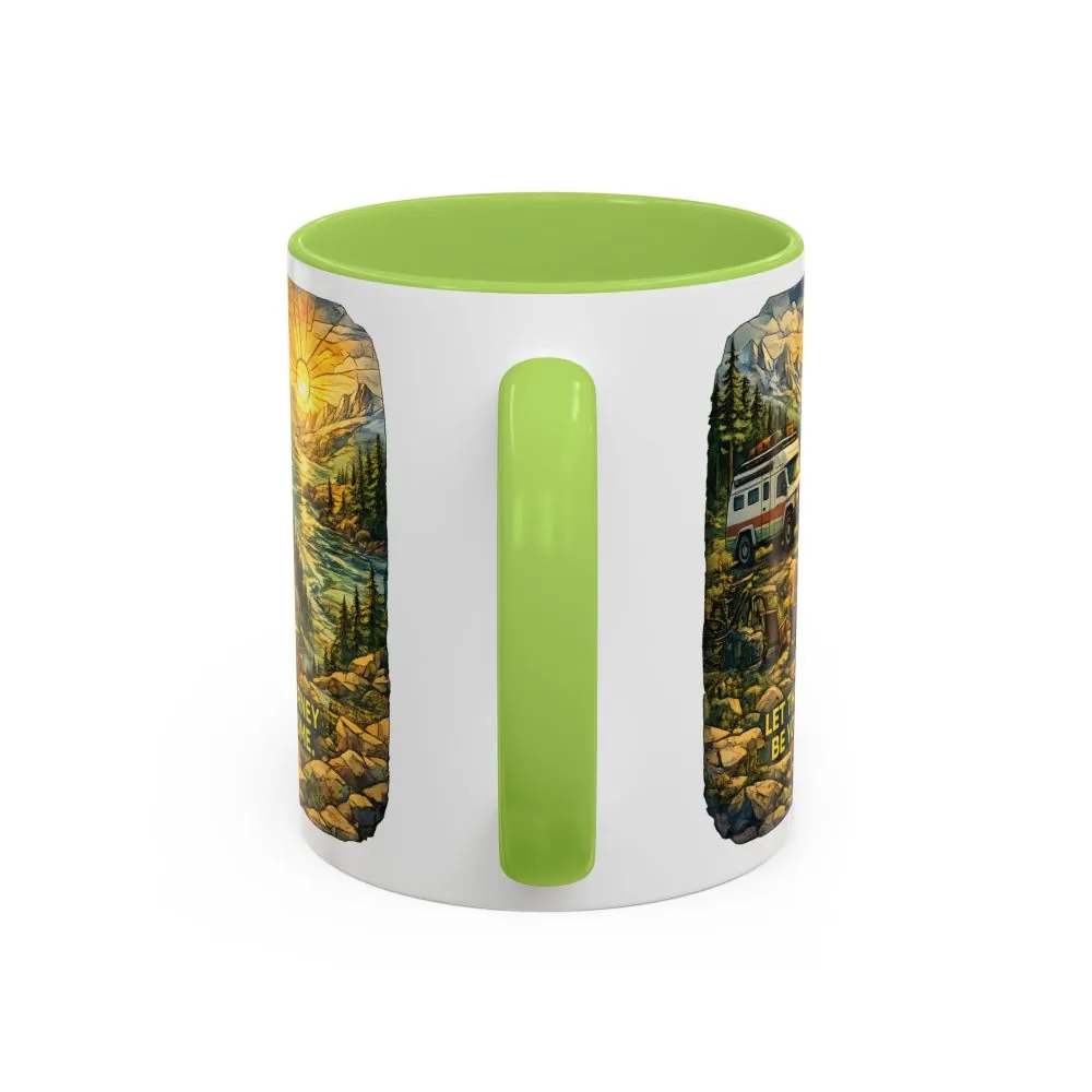 9724913082703295122_2048.jpeg Accent Coffee Mug (11, 15oz) — "Let The Journey Be Your Home" Design Cubic-Line