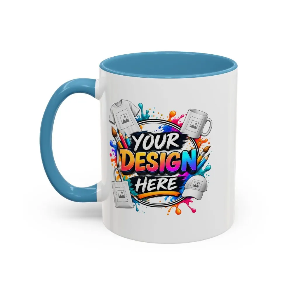 9736391448901187796_2048.jpeg Accent Coffee Mug — Colorful 'Your Design Here' Artist Print (11/15 oz)