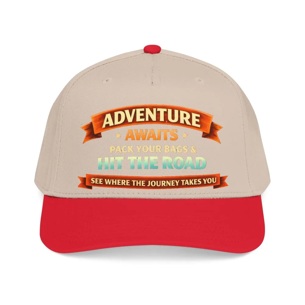 9760320262838703478_2048.jpeg Baseball Cap - "Adventure Awaits-Pack Your Bags" Design Scenic-Line