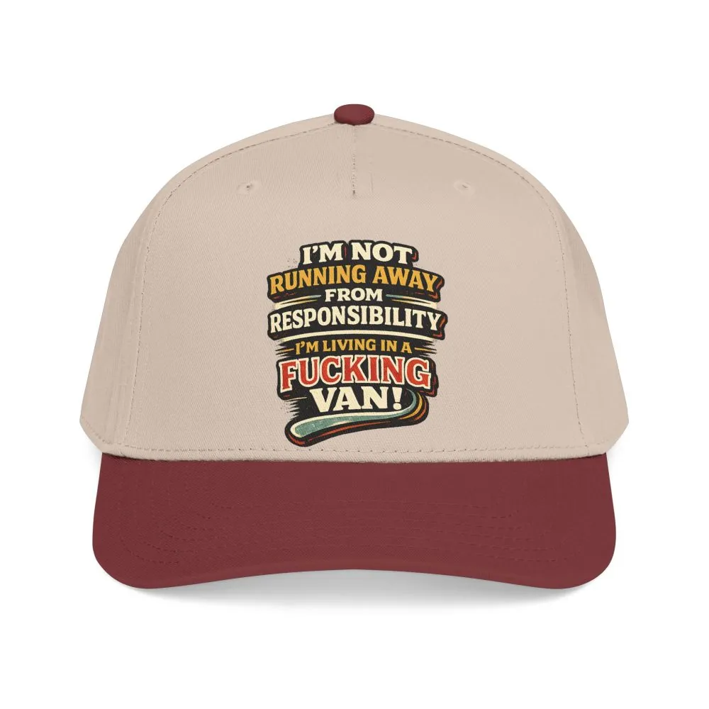 9766869878948275678_2048.jpeg Baseball Cap - "I`m Not running Away" Design F**K-Line