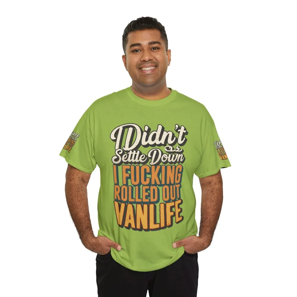 9771150164721890160_2048.jpeg Unisex Heavy Cotton Tee — "Dind´t Settle Down" Design F**K-Line