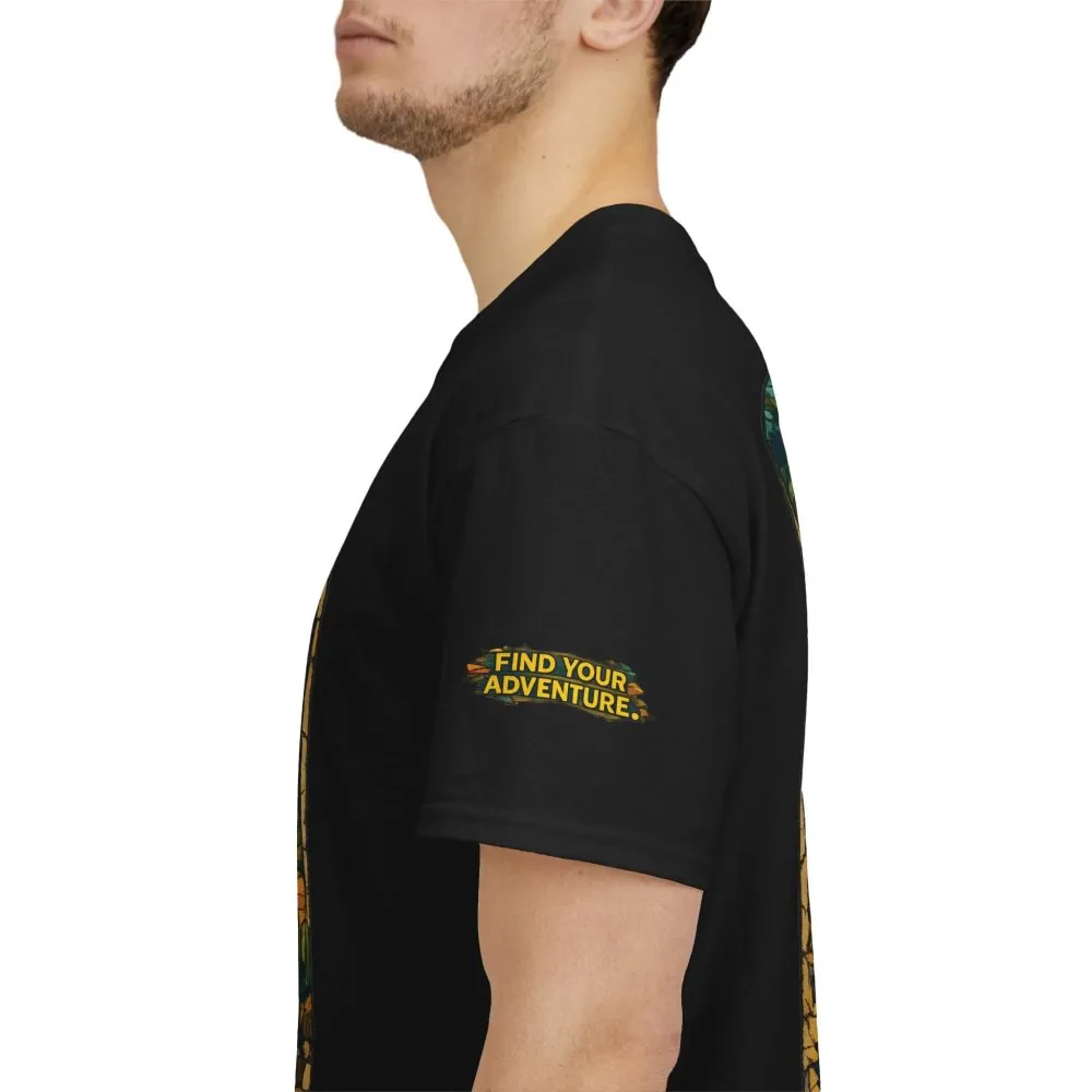9776632652928200026_2048.jpeg Unisex Heavy Cotton Tee — "Find Your Adventure" Design Cubic-Line