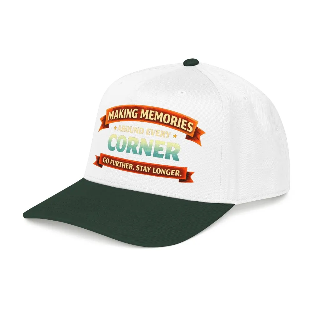 Baseball Cap - "Making Memories Around Every Corner" Design Scenic-Line