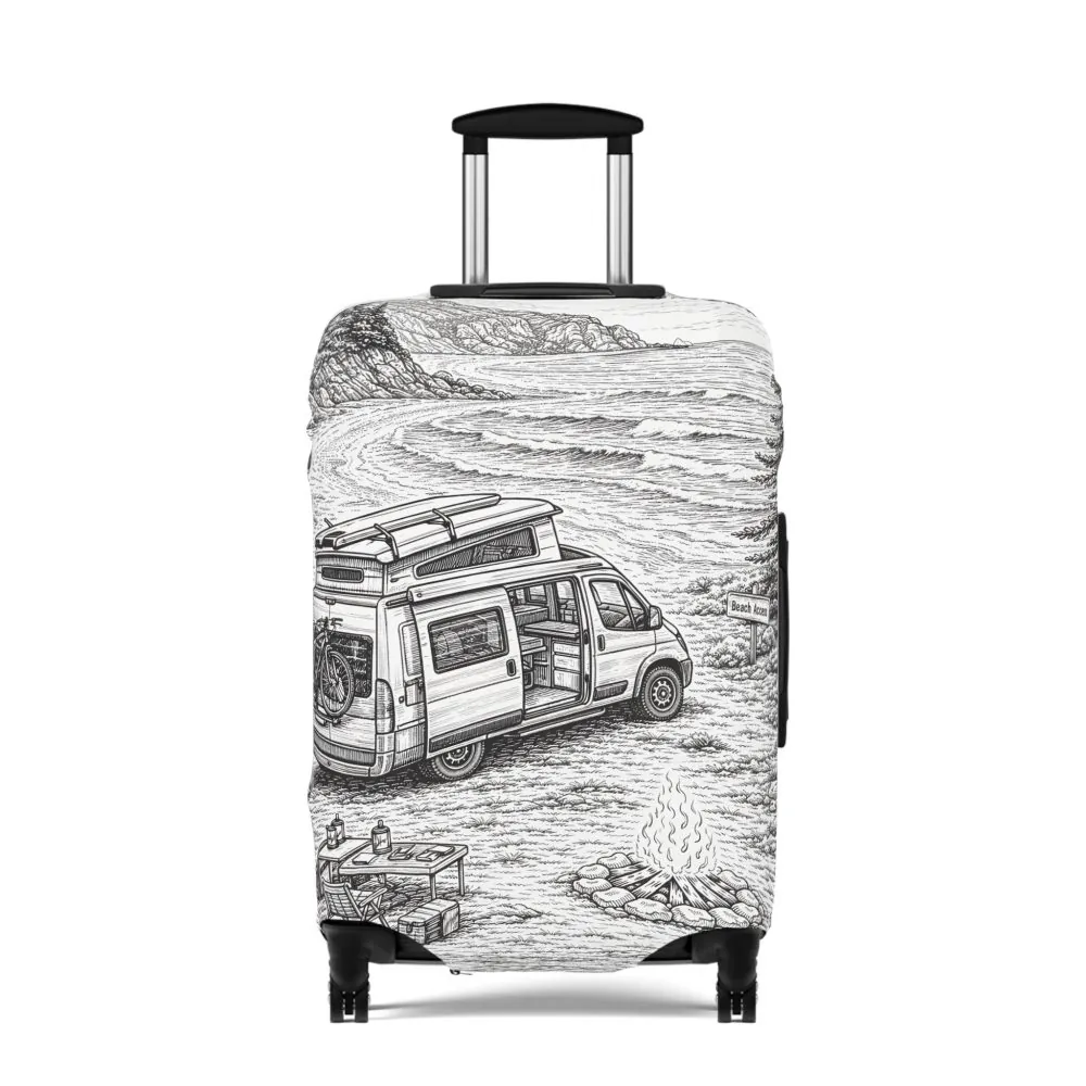9784937923579800109_2048.jpeg Luggage Cover — Adventure Camper Sketch Travel Suitcase