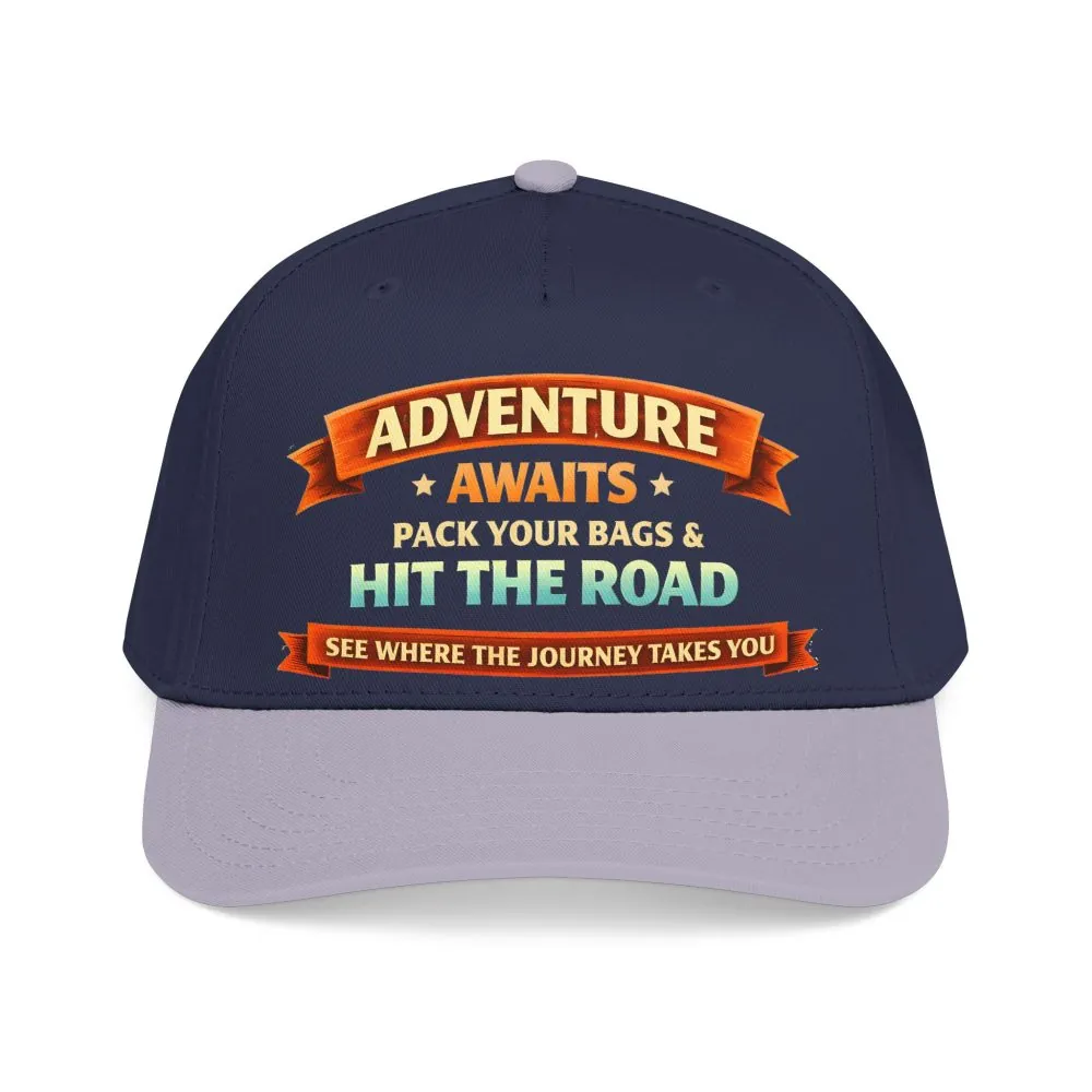 9793516554622810578_2048.jpeg Baseball Cap - "Adventure Awaits-Pack Your Bags" Design Scenic-Line
