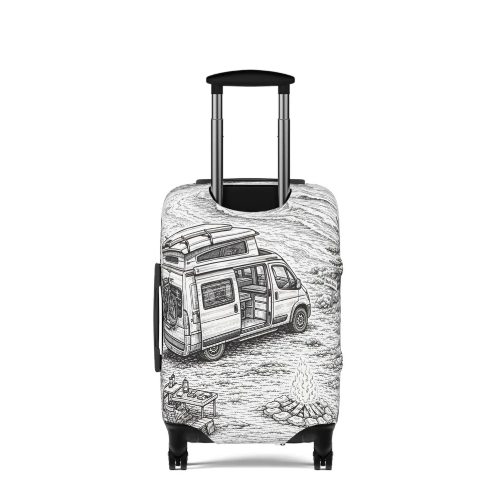 9796012469498653629_2048.jpeg Luggage Cover — Adventure Camper Sketch Travel Suitcase