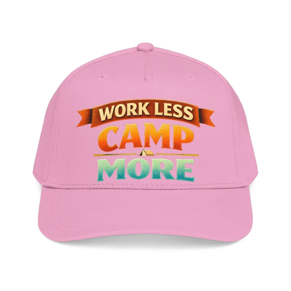 9820855329532819626_2048.jpeg Baseball Cap - "Work Less-Camp More" Design Scenic-Line