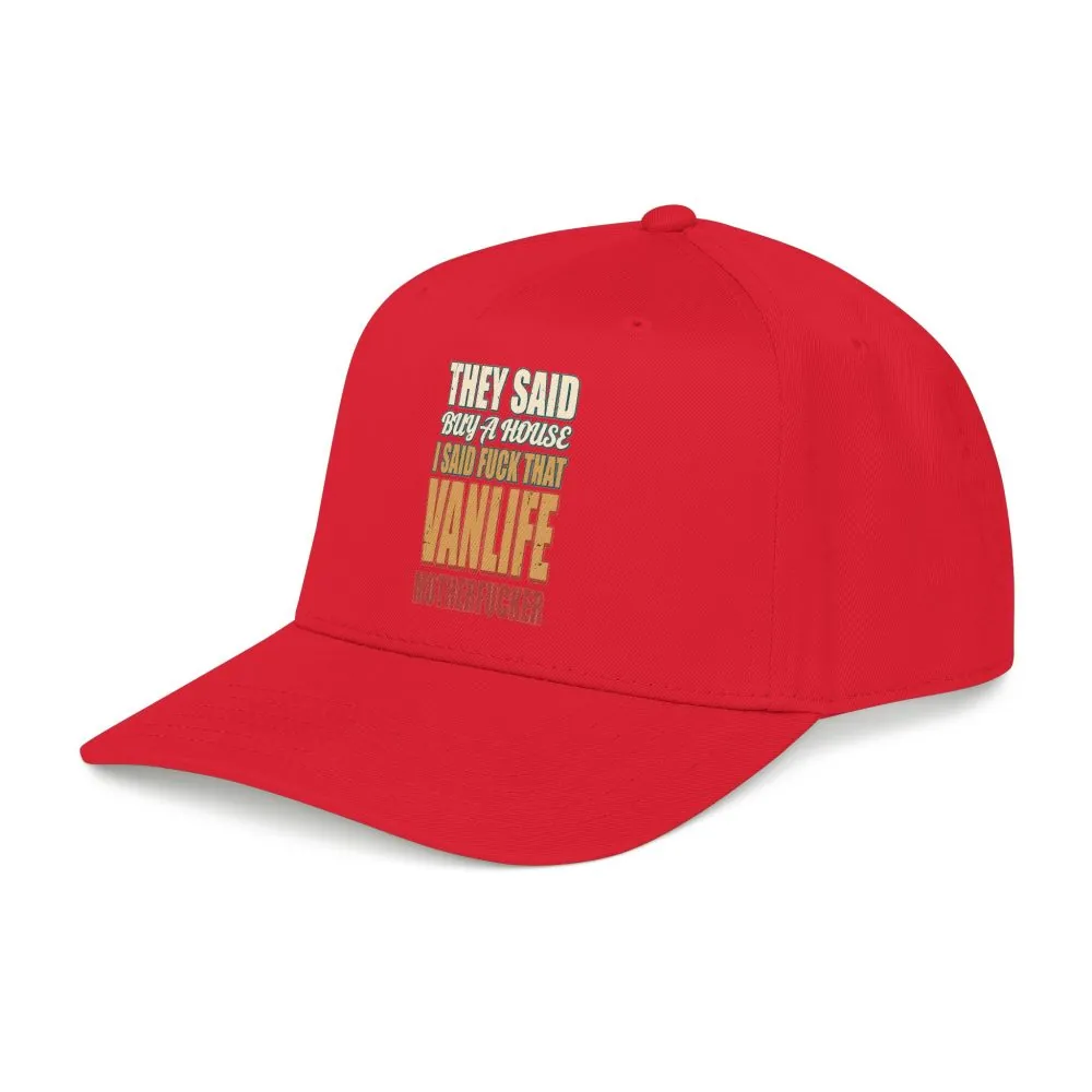 9829857341991520408_2048.jpeg Baseball Cap - "They Said Buy A House" Design F**K-Line